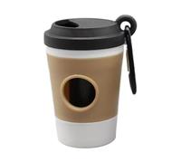 Soporte Para Para Excrementos De Perros - Organizador De Basura Para Perros Con Mosquetón, Transportador De Basura Para Mascotas | Dispensador De Bolsas De Caca Estilo Taza De Café | Para Gatos,
