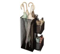 Soporte para paraguas | Cubo de almacenamiento inoxidable que ahorra espacio, soporte para paraguas de interior para interiores y entrada de casa, para casa, residencia universitaria, oficina