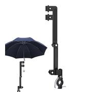 Soporte para paraguas de bicicleta, soporte para paraguas de cochecito - Soporte para paraguas - Soporte ajustable para paraguas, abrazadera para sillas de ruedas, andador, bicicleta, cochecito