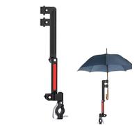 Soporte para paraguas de bicicleta, suave, , estable, diseño elegante | Soporte para silla de ruedas para sillas de ruedas, para bicicletas, coches eléctricos, cochecito, cochecito