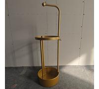 Soporte para paraguas de metal estilo nórdico, soporte para muletas, para uso doméstico y comercial, soporte para paraguas en la entrada, soporte de almacenamiento de paraguas con bandeja de goteo