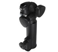 Soporte para Paraguas de Plástico Negro Ajustable para Carrito y Bicicleta | Fijación Sencilla, Ángulo Regulable, Compatible Uso en Paseo y Trayectos Urbanos