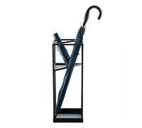 Soporte para paraguas, moderno soporte geométrico con bandeja de goteo para bastones y palos de golf, ideal para el hogar, hotel, pasillo y esquina de entrada