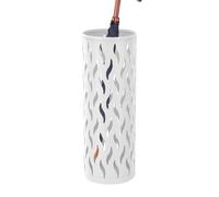 Soporte para paraguas, organizador alto de metal hueco, contenedor de hierro duradero para el hogar, entrada, sala de estar, hotel, recepción, pasillo, balcón, salón y decoración de restaurantes