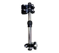 Soporte para paraguas para carrito de golf, soporte portátil de acero inoxidable de doble capa, soporte para sombrilla de silla, para silla de ruedas, playa, carrito al aire libre, vehículos