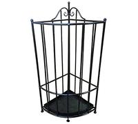 Soporte para paraguas, perchero para paraguas, soporte para bastón, soporte para paraguas de interior, soporte para paraguas de esquina de entrada de estilo moderno con bandeja de goteo y es