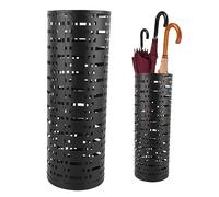 Soporte para Paraguas Resistente Al óxido y que Ahorra espacio. Soporte para Paraguas de Metal Redondo, Hueco y Moderno, Resistente Al Agua e Ideal para entradas. Mantenga Sus