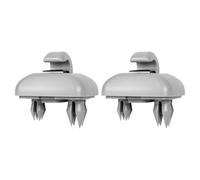 Soporte para parasol de coche, 2 unidades, ganchos de plástico para Au-di A1 A3 A4 A5 Q3 Q5 S3 S4 S5 A7 B6 B7 B8 Gris
