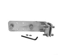Soporte para parrilla de barco con diseño de liberación rápida, soporte seguro de acero inoxidable para rieles de 7/8-1.25 pulgadas, ideal para parrillas de barbacoa portátiles de mesa