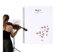 Soporte para partituras - A4 carpeta en , almacenamiento de archivos de música portátil | Soporte para partituras para orquesta, coros escolares, artistas jóvenes o adultos, organizador de
