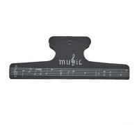 Soporte para partituras con clip de agarre fuerte para libros de partituras en trípode, carpeta ABS para músicos, 150 x 50 mm