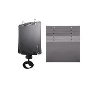 Soporte para partituras de trompeta, fácil rotación y liberación rápida, soporte de música de trompeta con carpeta de música, para ensayos de escenario, desfile, estadio, ejercicio, músicos