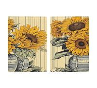 Soporte para pasaporte con patrón de girasol para mujeres y hombres, fundas para tarjetas para artículos esenciales de viaje, cartera de viaje para identificación, crédito, seguro, seguro social.