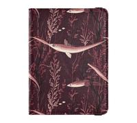 Soporte para pasaporte de piel sintética, impermeable, bonito libro de pasaporte para vacaciones familiares y viajes, Multicolor02, 1 size, Casual