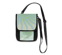 Soporte para pasaporte de viaje y cartera para el cuello, cartera de cuello de remolino para mujeres y hombres, bloqueo RFID, correa ajustable, 7.5 x 6 pulgadas, Twirl Swirl04, 7.5" x 6"