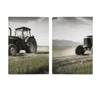 Soporte para pasaporte para artículos esenciales de viaje, tractor, agricultura, tranquilo, estampado estético y bonito estuche para pasaporte para mujeres y hombres