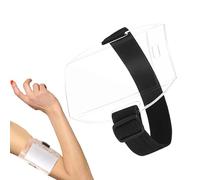 Soporte para pase de esquí - impermeable para tarjeta de identificación con para el brazo para billetes de teleférico | Clip de de PVC ajustable para snowboard, esquí, acceso a el
