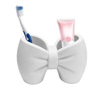 Soporte para Pasta De Dientes con - Resina Impermeable De 5.0 X 3.0 X 2.0 In, Organizador De Limpiador Facial, Bonito Estante para Brochas De Maquillaje | Almacenamiento De Encimera De Lavabo DOB