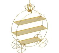 Soporte para Pastel De Coche De Calabaza, Estante De Exhibición De Donut Europeo, Soporte para Postre para Té De Tarde, Bandeja para Servir Fiestas, Decoración De Boda