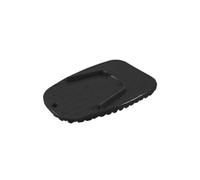 Soporte para patas de moto Placa de almohadilla de soporte lateral de soporte de motocicleta(Negro)
