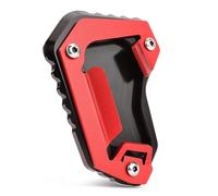 Soporte para patas de moto Soporte lateral para motocicleta, placa de extensión ampliada para Triumph para explorer 2012-2021(Rojo)