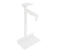 Soporte para PC bajo el escritorio, altura ajustable, soporte para la mayoría de torres de hasta 30 kg, ahorra espacio y organizado, para oficina y juegos