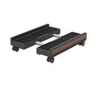 Soporte para PC para Alfombra | Enrollable Ajustable con Ruedas frenadas | Pedestal Ajustable bajo Escritorio | para Escritorio casa Pantalla Impresora Consola Juego Almacenamiento Suelo