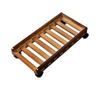 Soporte para PC Torre de chasis de escritorio móvil UPC Titular con titular de torre de computadora de servicio pesado de servicio pesado de tres lados con ruedas de ruedas rodantes Pararse ( Color :