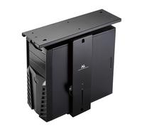 Soporte para PC y CPU bajo el escritorio giratorio 180 grados ajustable negro