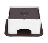 Soporte para Perros, Soporte Elevado para Alimentos y Agua Gatos Tazones Mesa de Alimentación de Gato Alimento Plástico Ajustable Alimentador Elevado Mascotas Pequeños Medios Grandes (S)