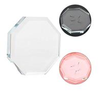 Soporte para pestañas - Vidrio Extensión de pestañas adhesivo pegamento titular almohadillas de injerto de pestañas herramienta de maquillaje