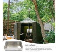 Soporte para piedras de sauna,Soporte para piedras de sauna | Cesta de carbón de acero inoxidable inoxidable, soporte para piedra para estufa de Sauna - Accesorios de estufa, cesta portátil plegable p