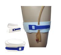 Soporte para pierna para catéter, correa médica antideslizante para catéter urinario, suministros para incontinencia urinaria (3 piezas)