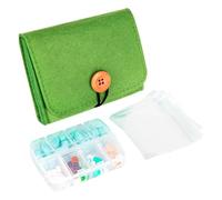 Soporte para píldoras | Capacidad Semanal de Viaje | 7 Días Pastillas Organizador Suplemento Titular | Adecuado Para el Hogar, Oficina, Escuela, Gimnasio, Camping, Deportes Al Aire Libre