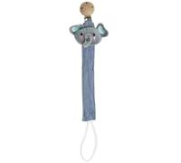 Soporte para pinza para pezones, cuerda para pinzas para chupete | Paños para eructar para niños pequeños con correa para sujetar | Clips anticaída para chupete de viaje para niños pequeños, para anil