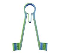 Soporte para pinzas de sonda multímetro de 3 pulgadas con brazos de fibra de carbono con resorte para pruebas y mediciones finas, compatible con estándar (dorado)