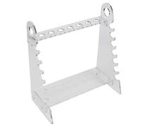 Soporte para pipetas de plexiglás con soporte para pipeta trapezoidal de 1,5 cm de diámetro