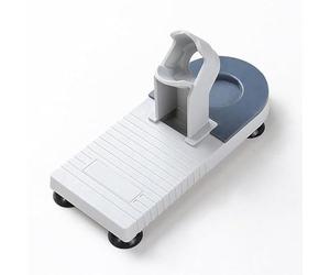 Soporte para pistola de pegamento caliente con ventosas, plástico antideslizante para manualidades, proyecto escolar en casa, Base redondeada
