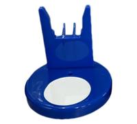 Soporte para pistolas adhesivas, plataforma estable antigoteo, recipiente para barras de pegamento integrado, alfombrilla protectora para superficies de trabajo, ajuste universal | organizador