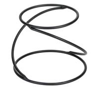 Soporte para pizza Contempo Swirl de hierro forjado de un solo estante de American Metalcraft LWUS779, 18 cm, color negro