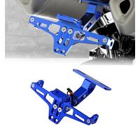 Soporte para Placa Matrícula Motocicleta para BMW Motorrad G 310 GS, Ajustable Telescópico Aluminio Soporte para Matrícula Motocicleta Accesorios,Blue