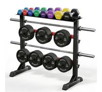 Soporte para Placas de Peso, Soporte para Mancuernas, Estructura de Acero, Compatible con Placas de Peso con Orificio de 25 mm, Mancuernas de más de 98 cm y Mancuernas de más de 12 cm