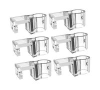 Soporte para Planta Hidropónica Estante de Soporte para Tanque de Peces Decoración de Acuario Clip de Soporte de Planta Estable para Planta Acuática Bambú 6 Piezas Soporte Hidropónico para Tanque de