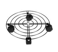 Soporte para Plantas con Rueda, Soporte para Plantas enrollables, Soporte Multifuncional, Maceta Deslizante Lisa, Carrito de Flores para Interior, jardín, jardín