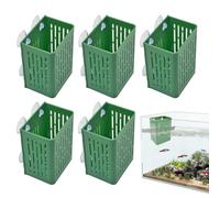 Soporte para Plantas de Acuario,Juego de 5 Decorativos Flotantes - para Plantas Acuáticas Vivas como Poto | para Cultivo en Acuarios y Estanques