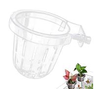 Soporte para Plantas De Acuario Transparente - Vaso Acrílico para Macetas Acuáticas | Maceta Ṕara Pecera Y Decoración De Paisaje Acuático: Taza Ďe Cultivo Estilo P̀ara Plantas Acuapónicas Y Mu
