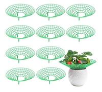 Soporte Para Plantas De Fresa 10PCS Soporte Para Fresas Soporte Protector Para Marco De Oultivo De Fresas Marco De Estantes De Cultivo De Fresas Para Mantener Las Plantas Limpias y No Podridas