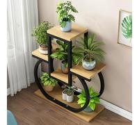 Soporte para plantas de varios niveles, moderno macetero alto para exteriores e interiores, ideal para patio, terraza, sala de estar, balcón, jardín, oficina, elegante soporte para jarrón para