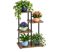 Soporte para plantas, estantería, escalera industrial para flores
