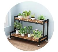 Soporte Para Plantas Para Interior Y Exterior Estante De Plantas De Maceta Anchura 80 100 120cm Estantería Storage Para Macetas Negro Blanco Escalera Para Flores, Marco De Acero ( Color : Black , Size